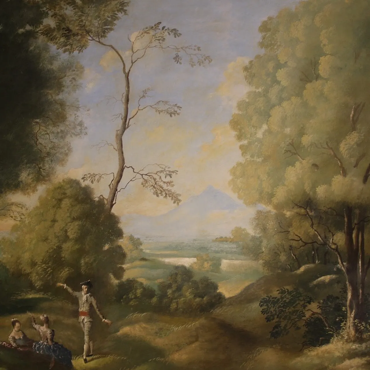 Dipinto italiano paesaggio, '900 4