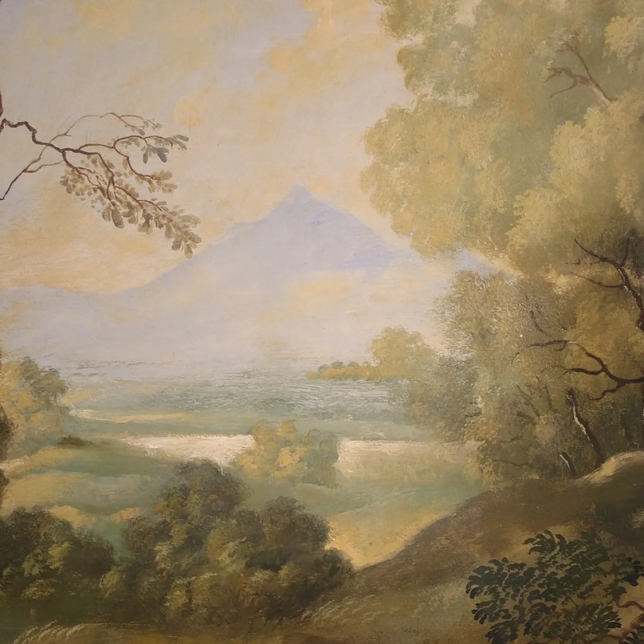 Dipinto italiano paesaggio, '900 9
