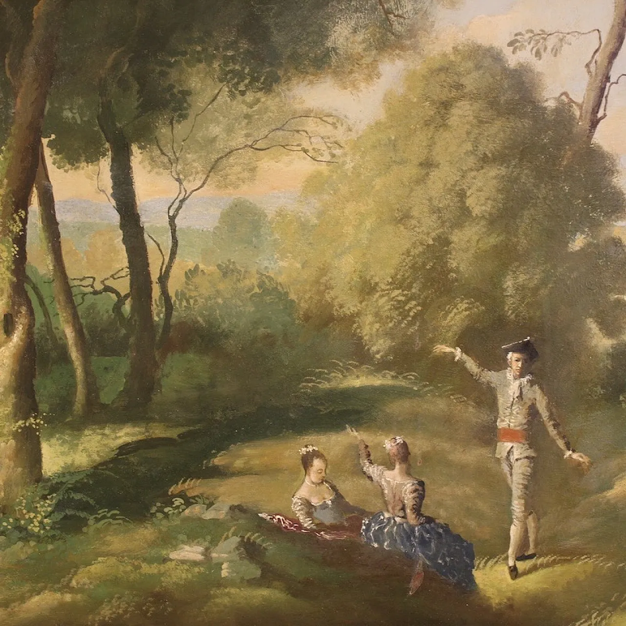 Dipinto italiano paesaggio, '900 12