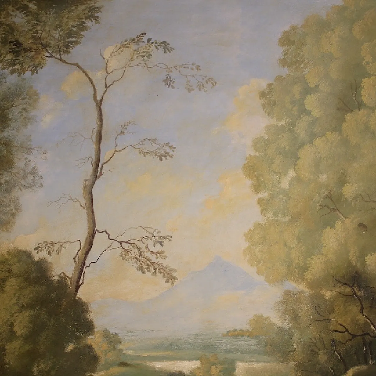 Dipinto italiano paesaggio, '900 14