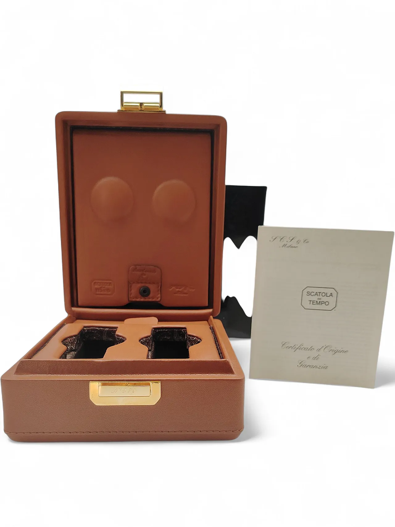 Leather time box for luxury watches, 90s 28