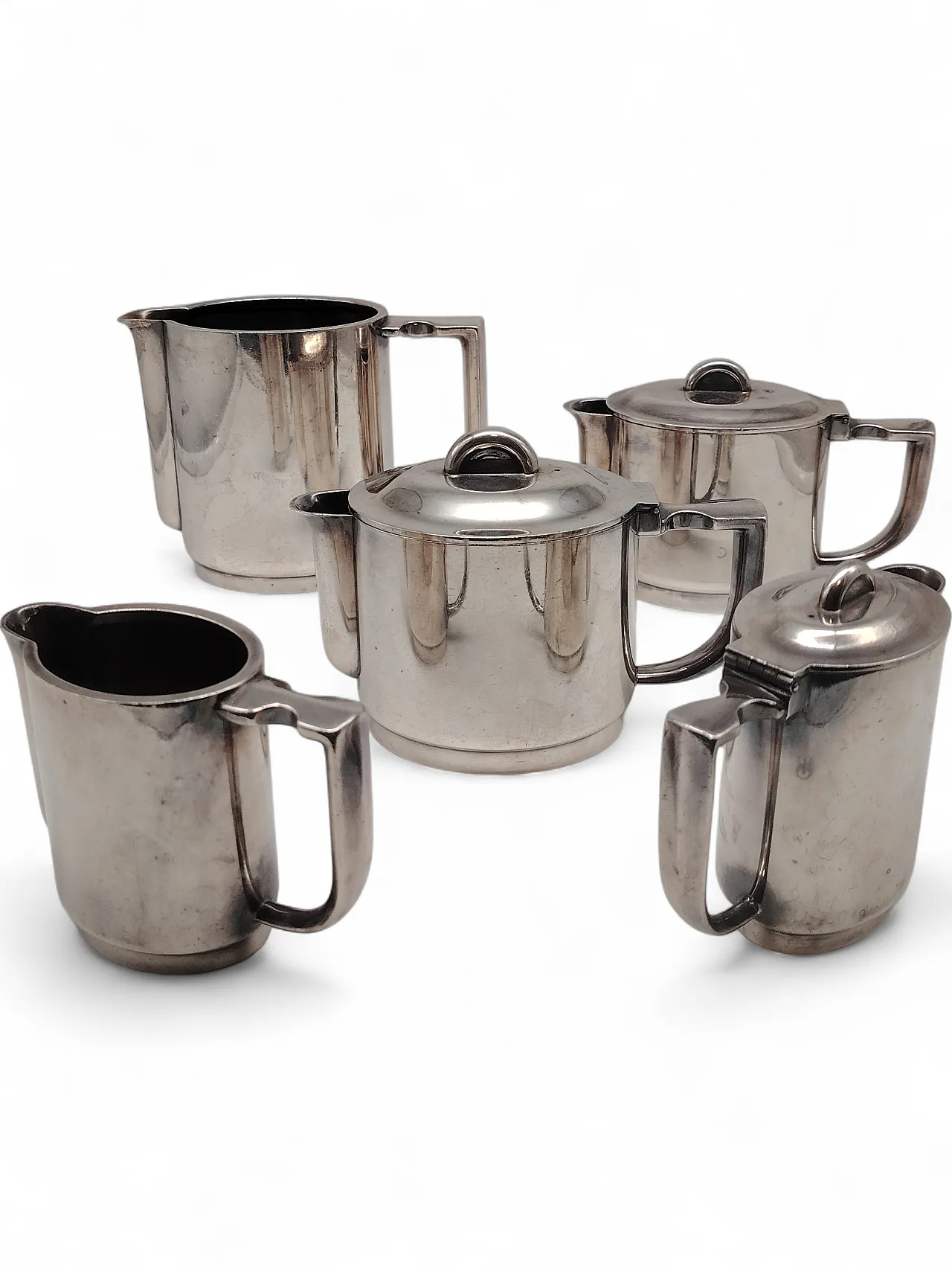 Servizio da caffè e tè di Philipp Hausler per Berndorf , 1930 34