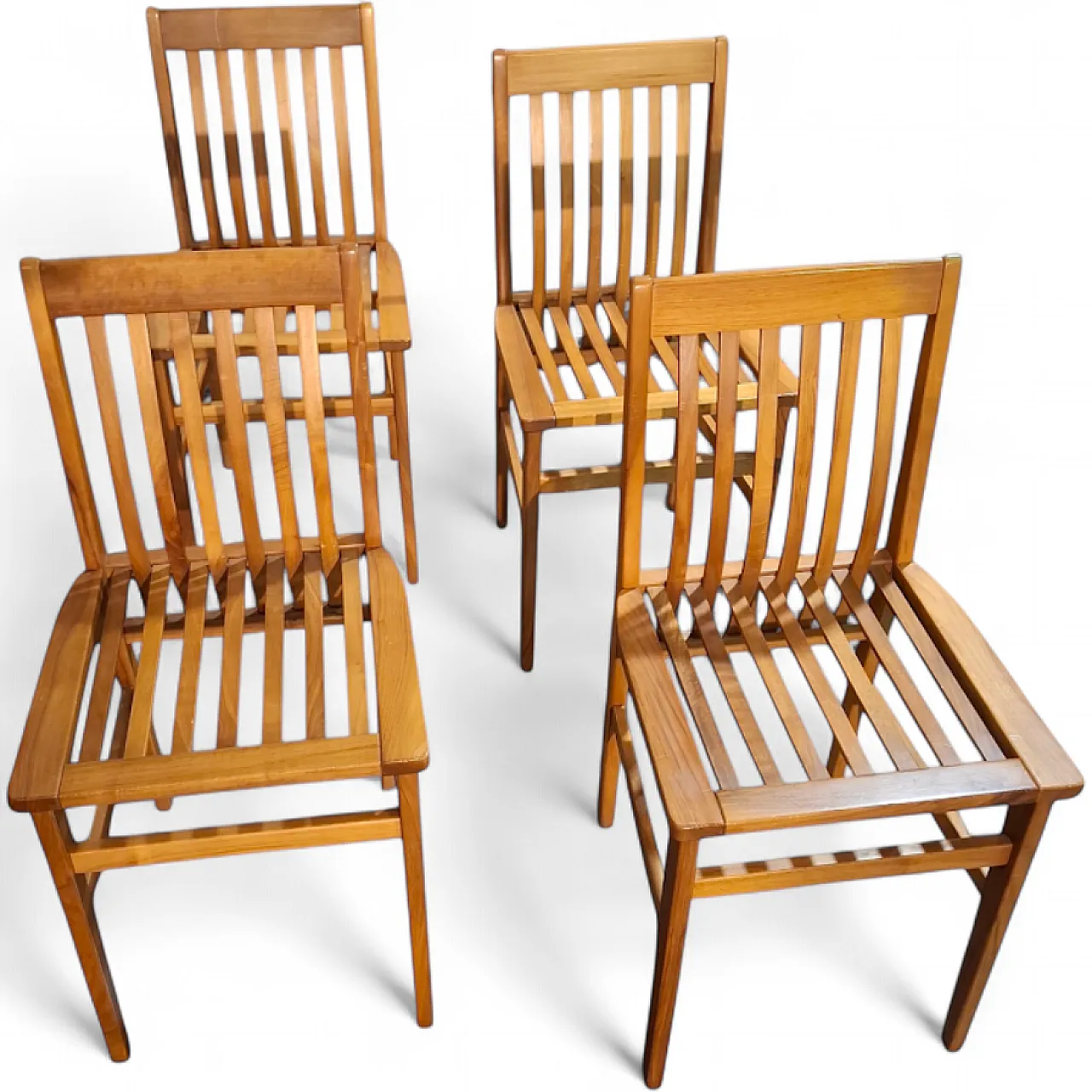 4 Milano Chairs by Aldo Rossi for Molteni, 1987 4
