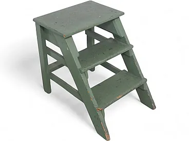 Ladder stool in fir wood 1960