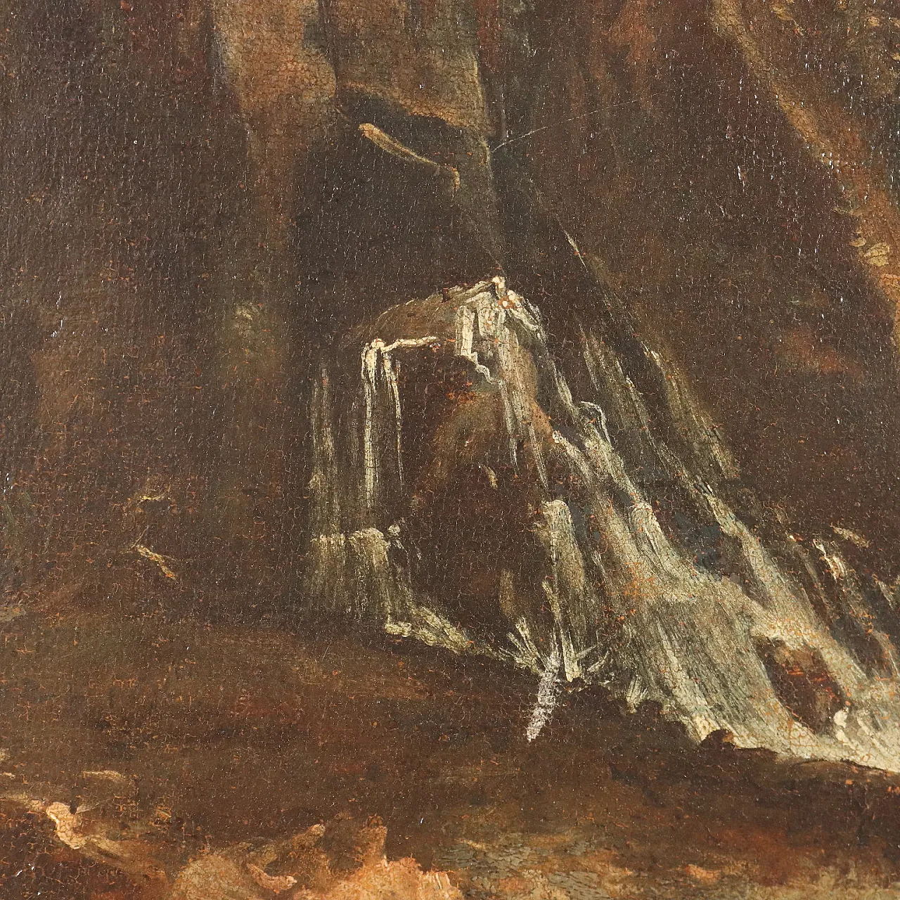Landscape with Figures, oil on canvas, 20th century 8