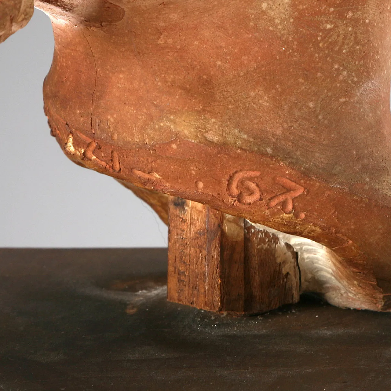 Mario Bertozzi Terracotta Girl's Head, 20th century 10