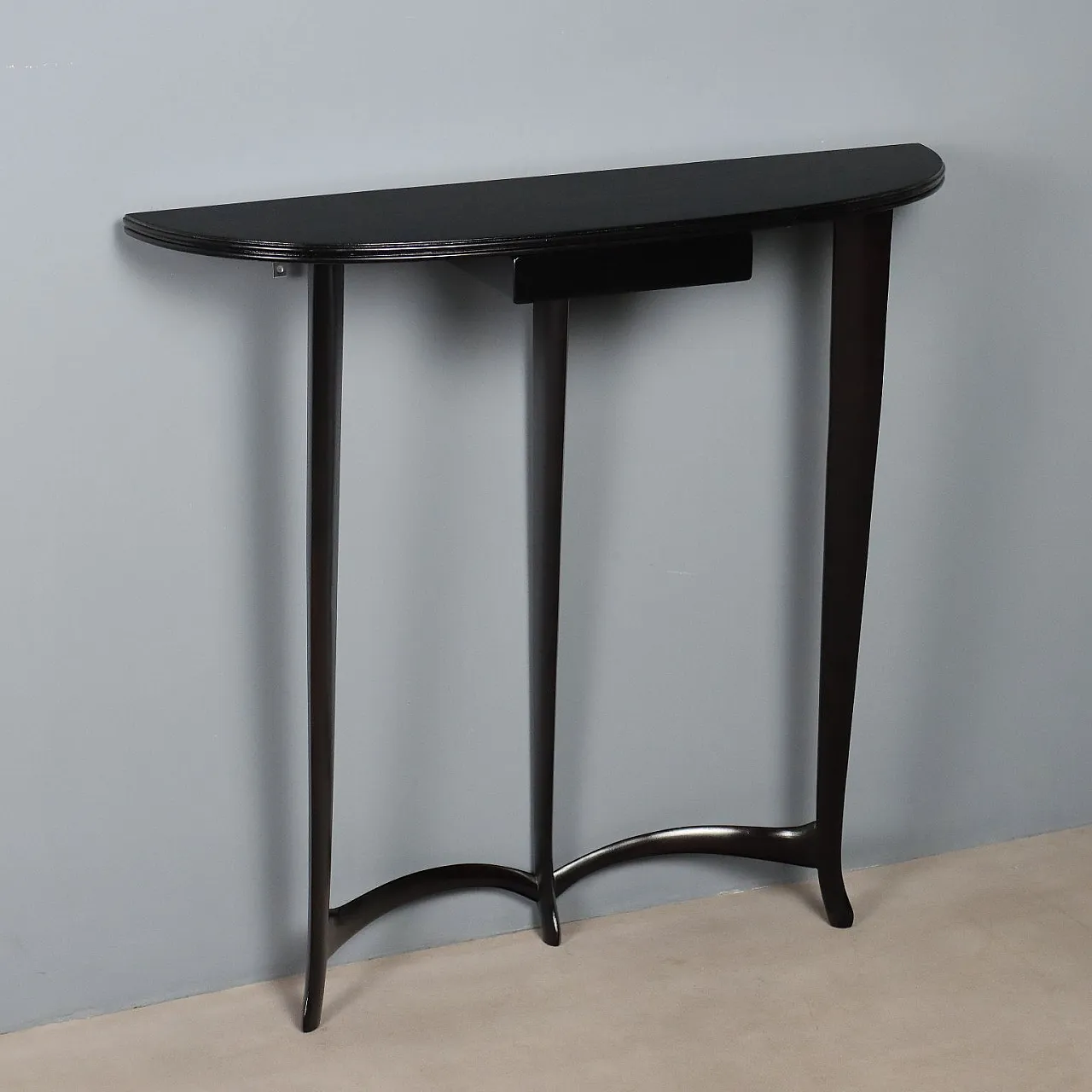 Wooden console, 1950s 1