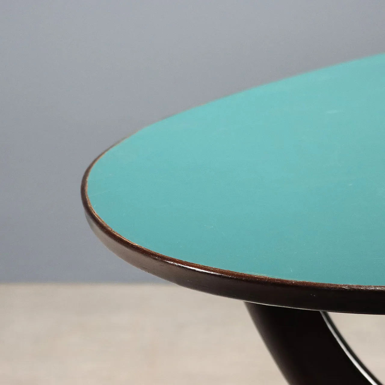 Beech table with formica top, 20th century 6