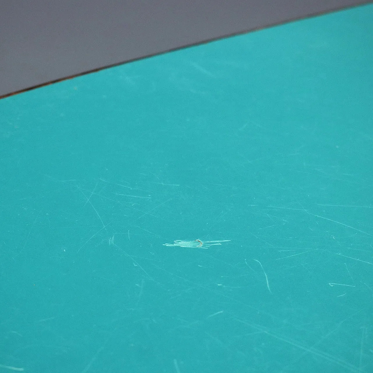 Beech table with formica top, 20th century 9