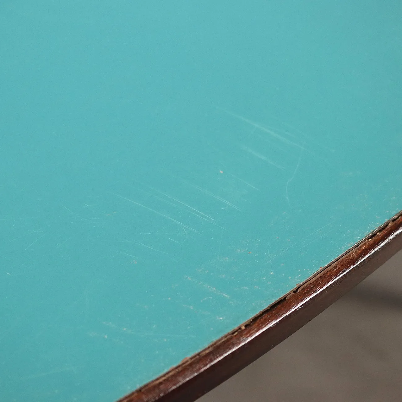 Beech table with formica top, 20th century 10