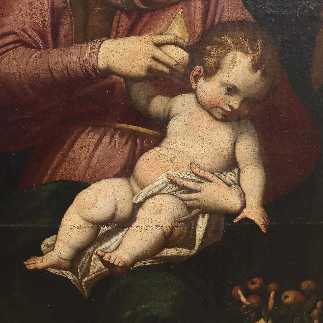 Madonna with Child and Saints, 17th century 4