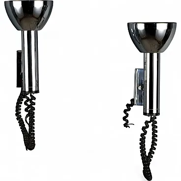 Pair of wall lamps, late 20th century