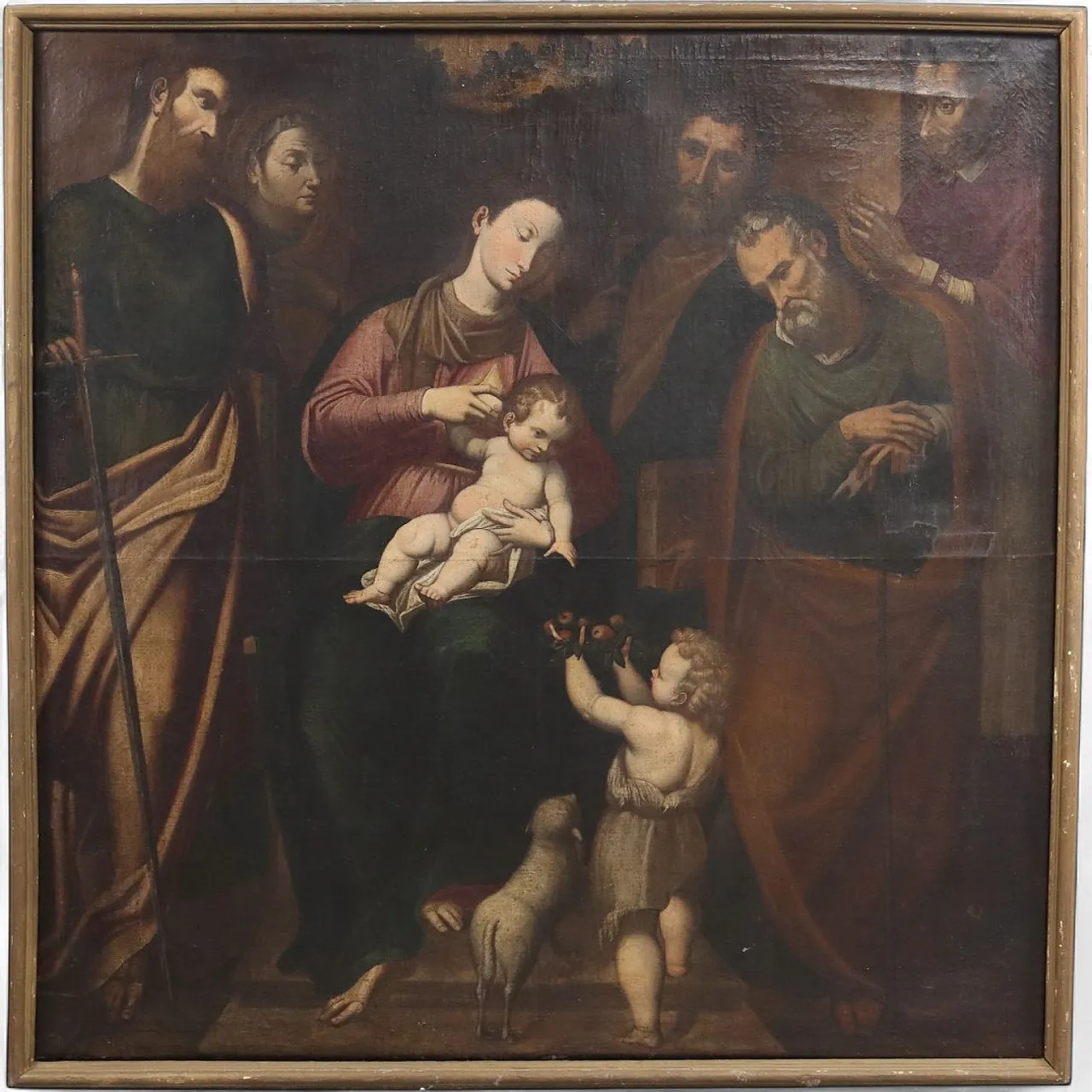 Madonna with Child and Saints, 17th century 11