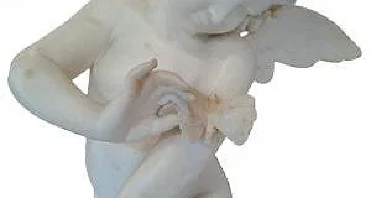 Putto with Butterfly by Giuseppe Gambogi, late 19th century 6