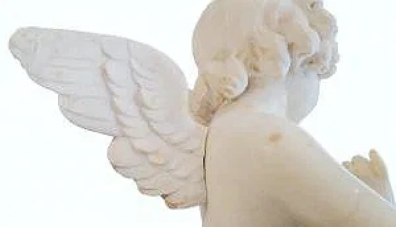 Putto with Butterfly by Giuseppe Gambogi, late 19th century 9