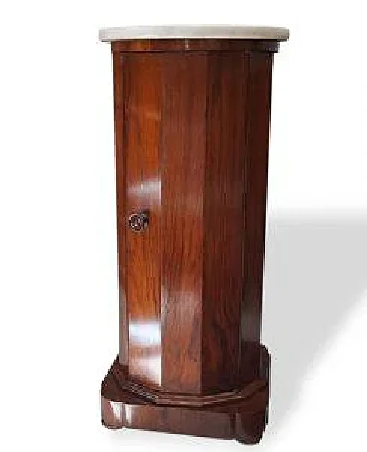 Die-cut walnut column Empire, 19th century 2
