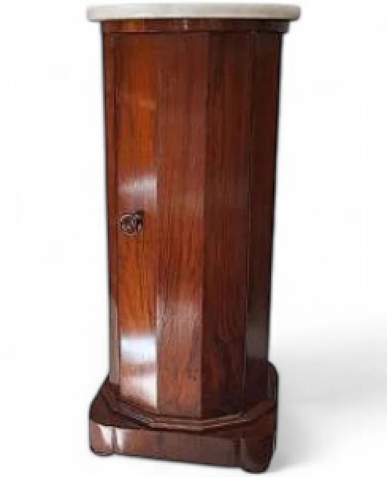 Die-cut walnut column Empire, 19th century 8