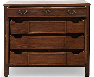 Walnut wood dresser, early 20th century