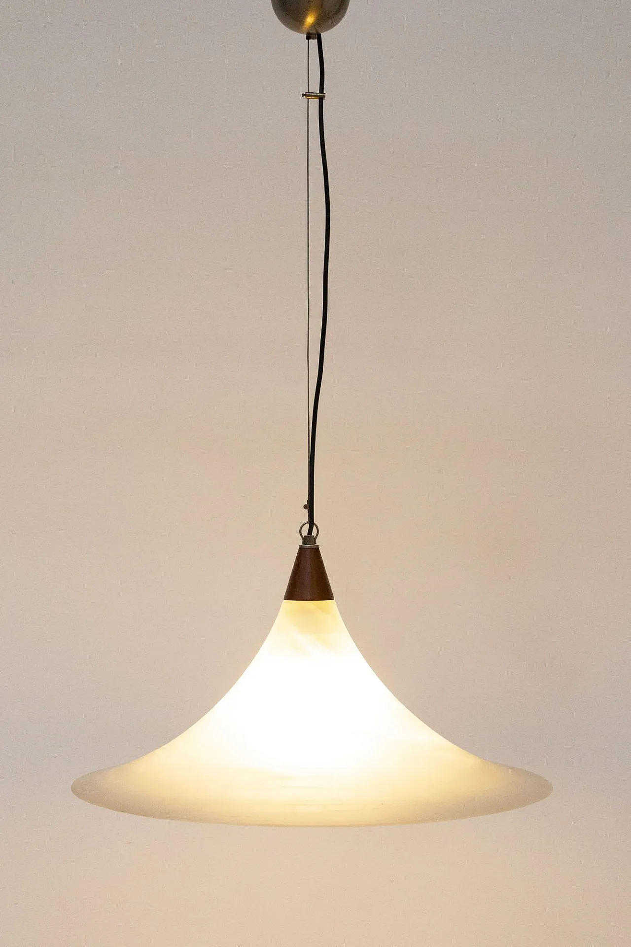 Centroluce pendant chandelier in Murano glass, 1970s 1