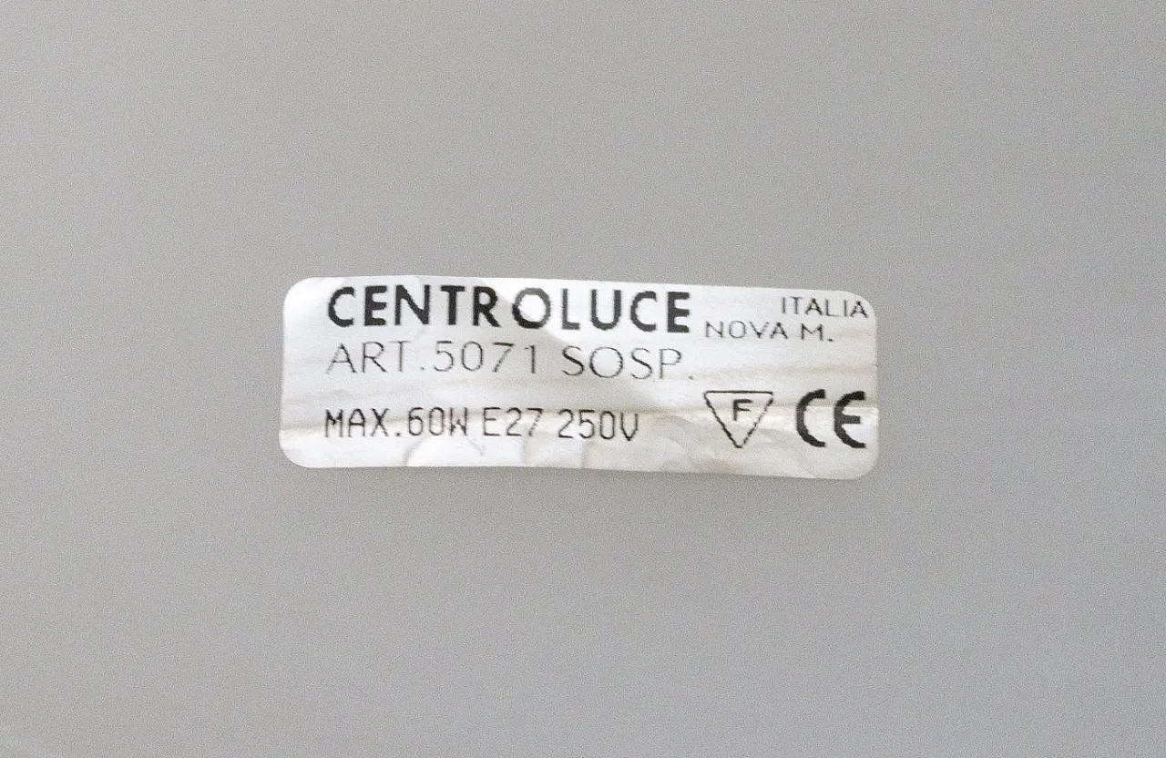 Centroluce pendant chandelier in Murano glass, 1970s 5