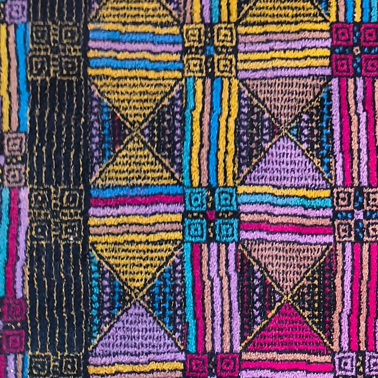 Tappeto geometrico in lana di Missoni per T&J Vestor, anni '80 6