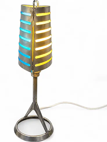 Lampada Cleto bicolore di Roberto Favaretto per Lucente, anni '80