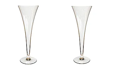 Pair of Veuve Clicquot La Grande Dame Champagne Glasses, 2000s
