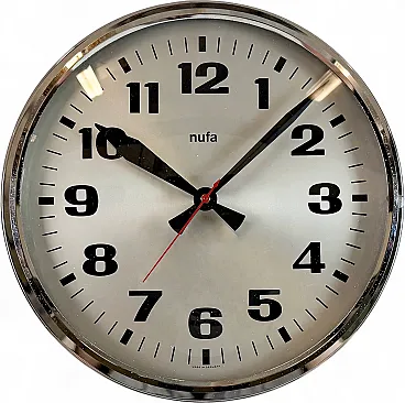 Vintage Electric Wall Clock from NUFA, 1960s