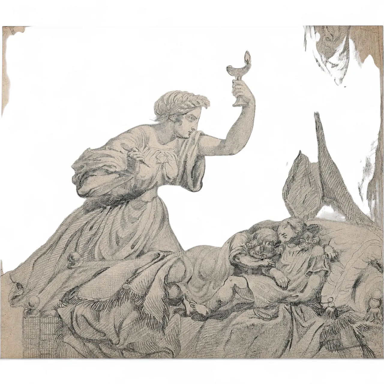 Allegoria Barocca Cerchia di Guido Reni, '600 12