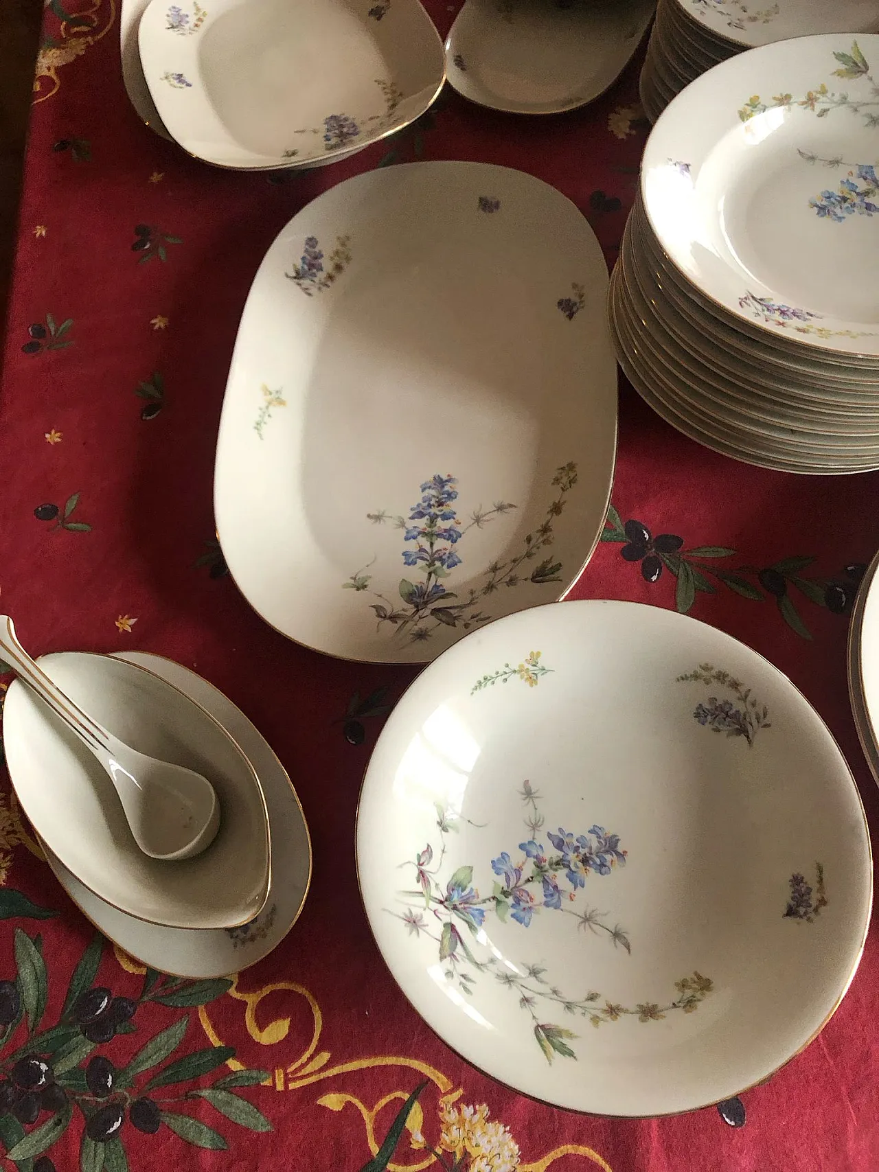 Servizio da tavola 70Pz in porcellana di Johann Seltmann, anni '60 1