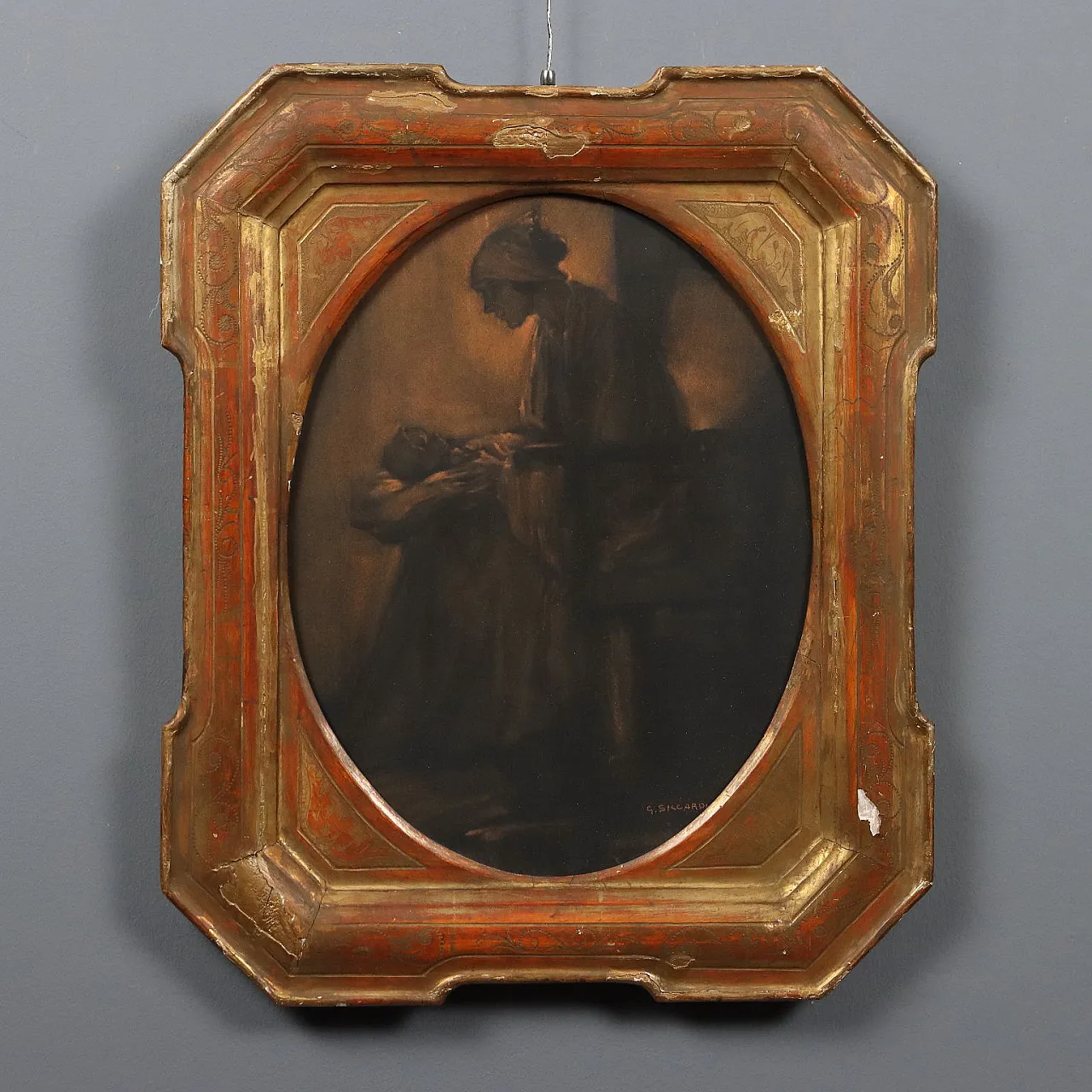 Dipinto di Giuseppe Siccardi, '800 1
