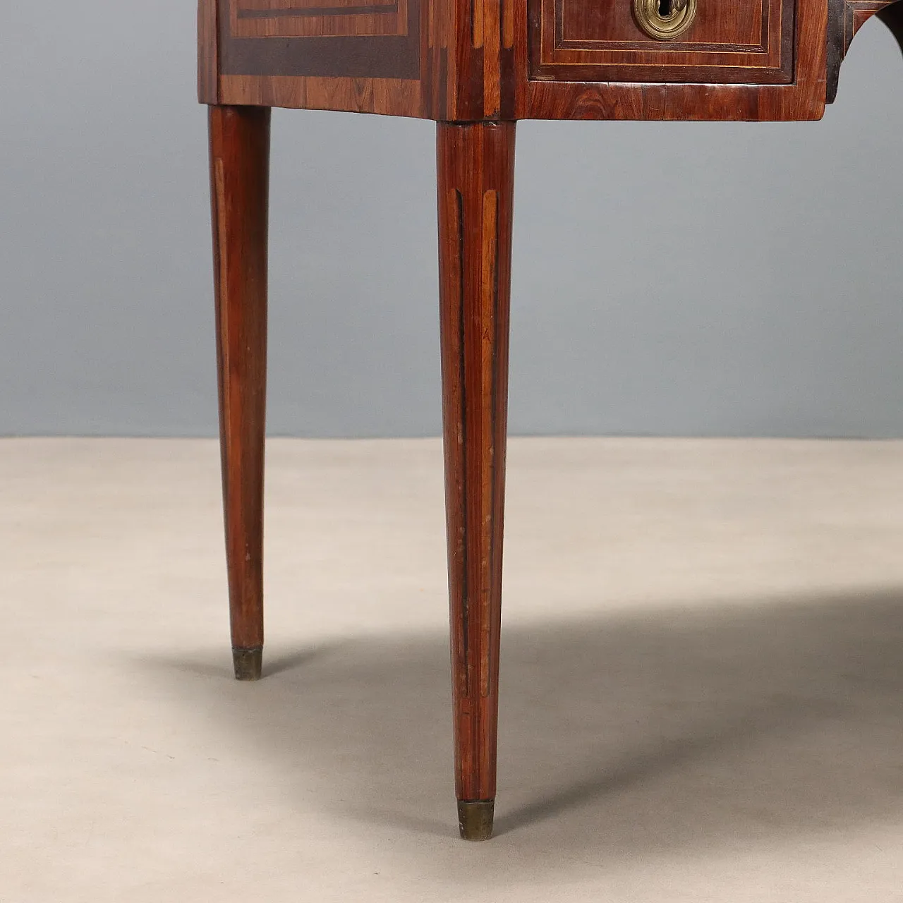 Scrittoio in legno, tardo '700 10