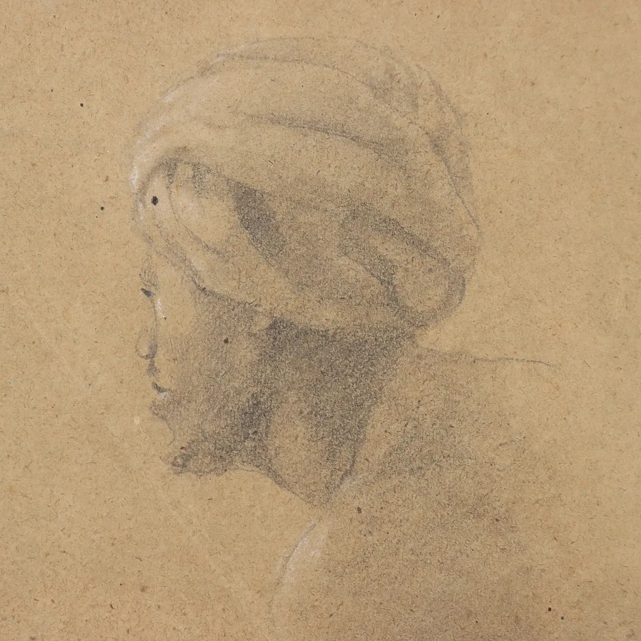 Disegno di Domenico Morelli, matita su carta, '800 5