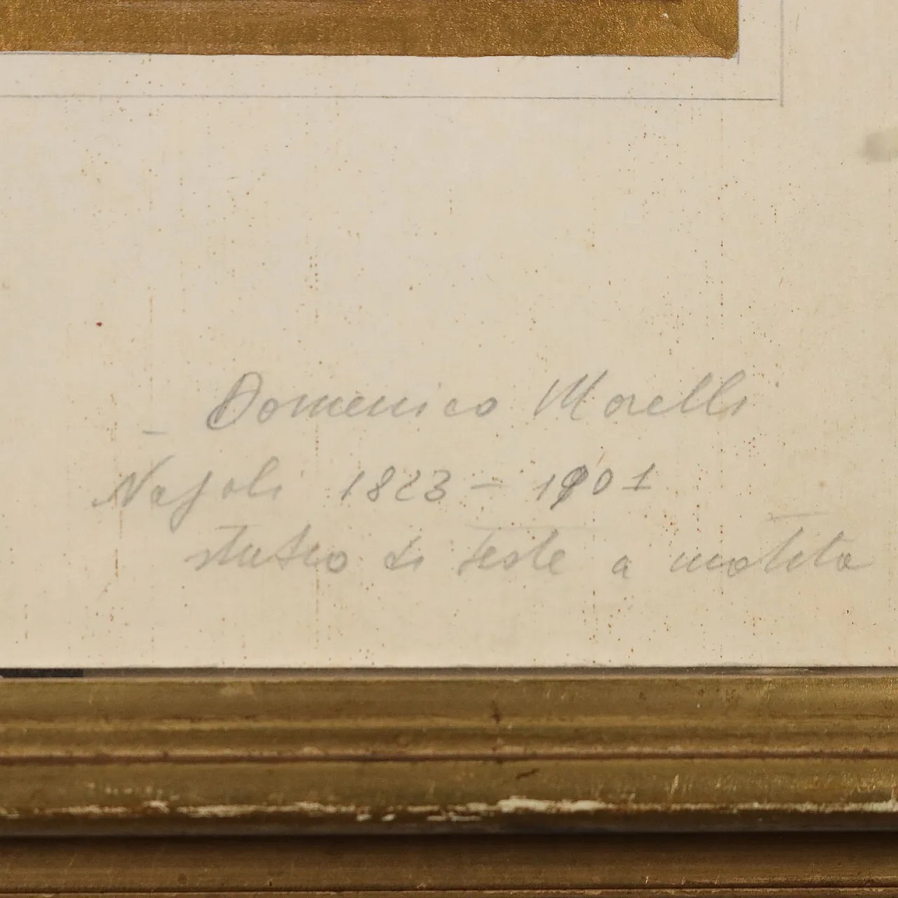 Disegno di Domenico Morelli, matita su carta, '800 7