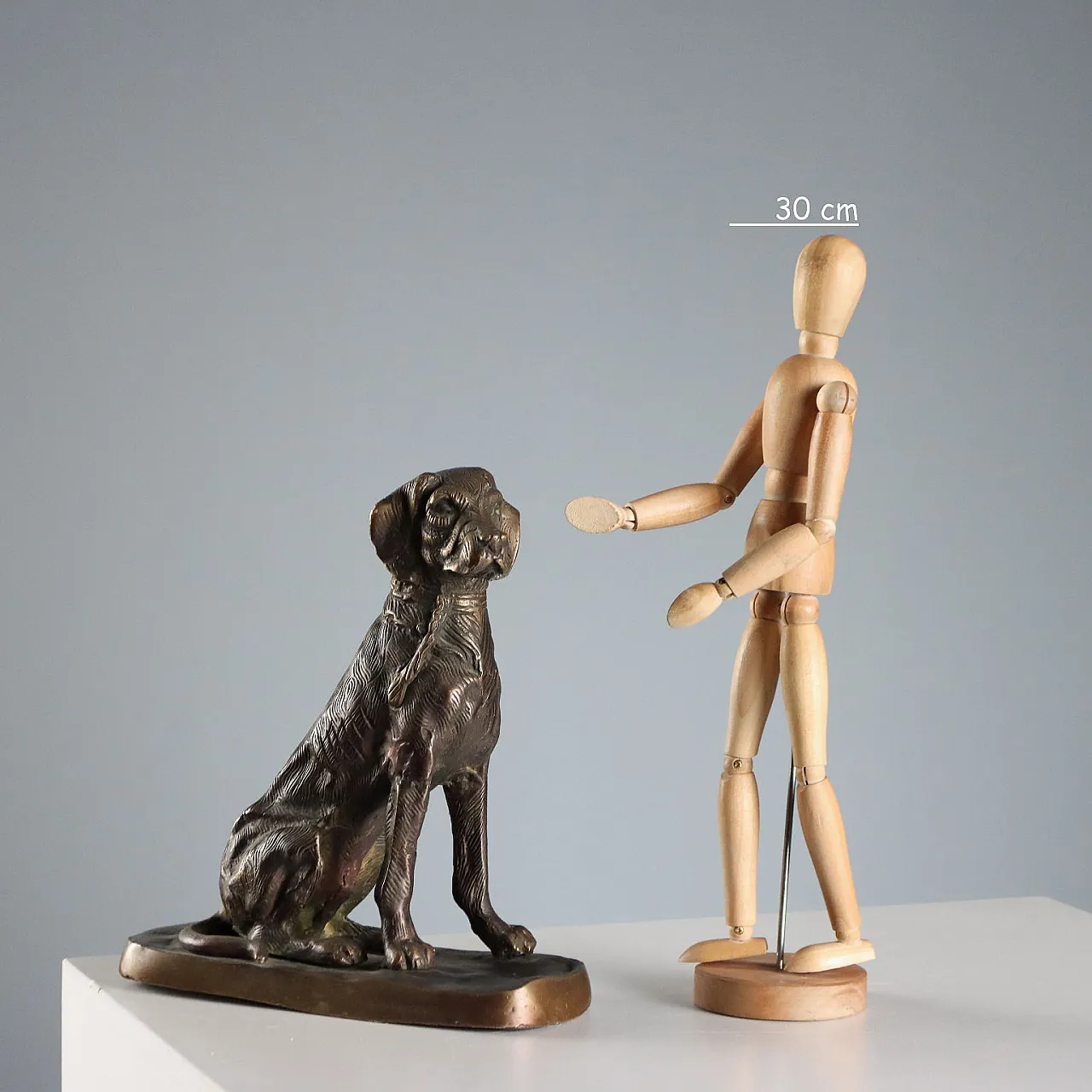 Cane in bronzo, '900 2