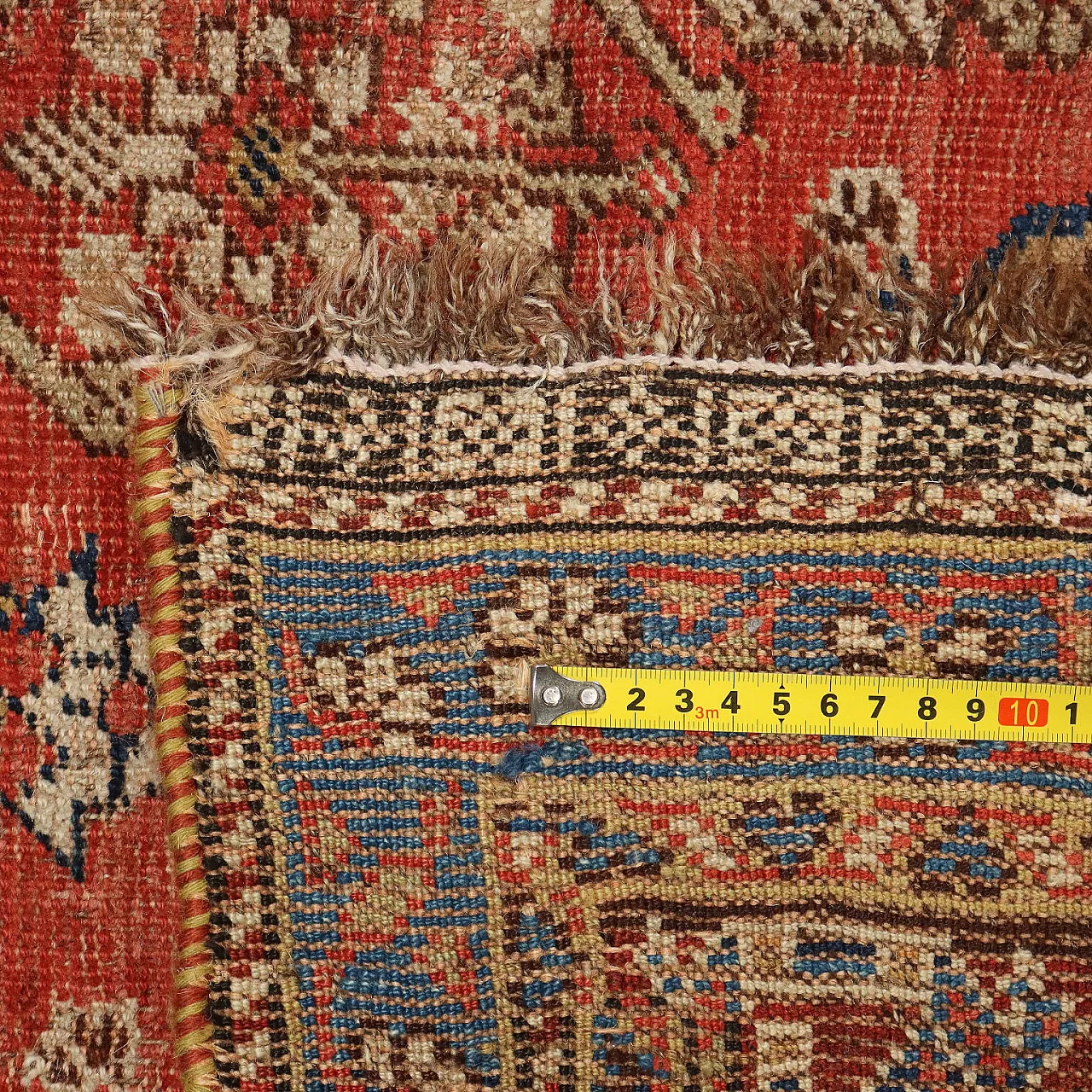 Kaskay wool rug, fine knot, handmade, 20th century 8