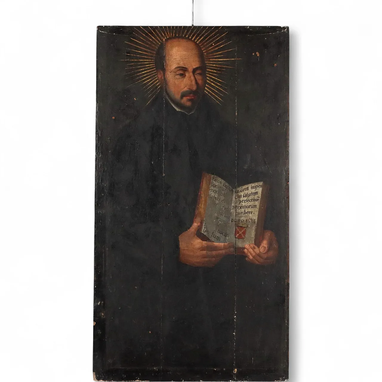 Painting of Saint Ignatius of Loyola, oil on panel, 16th century 10