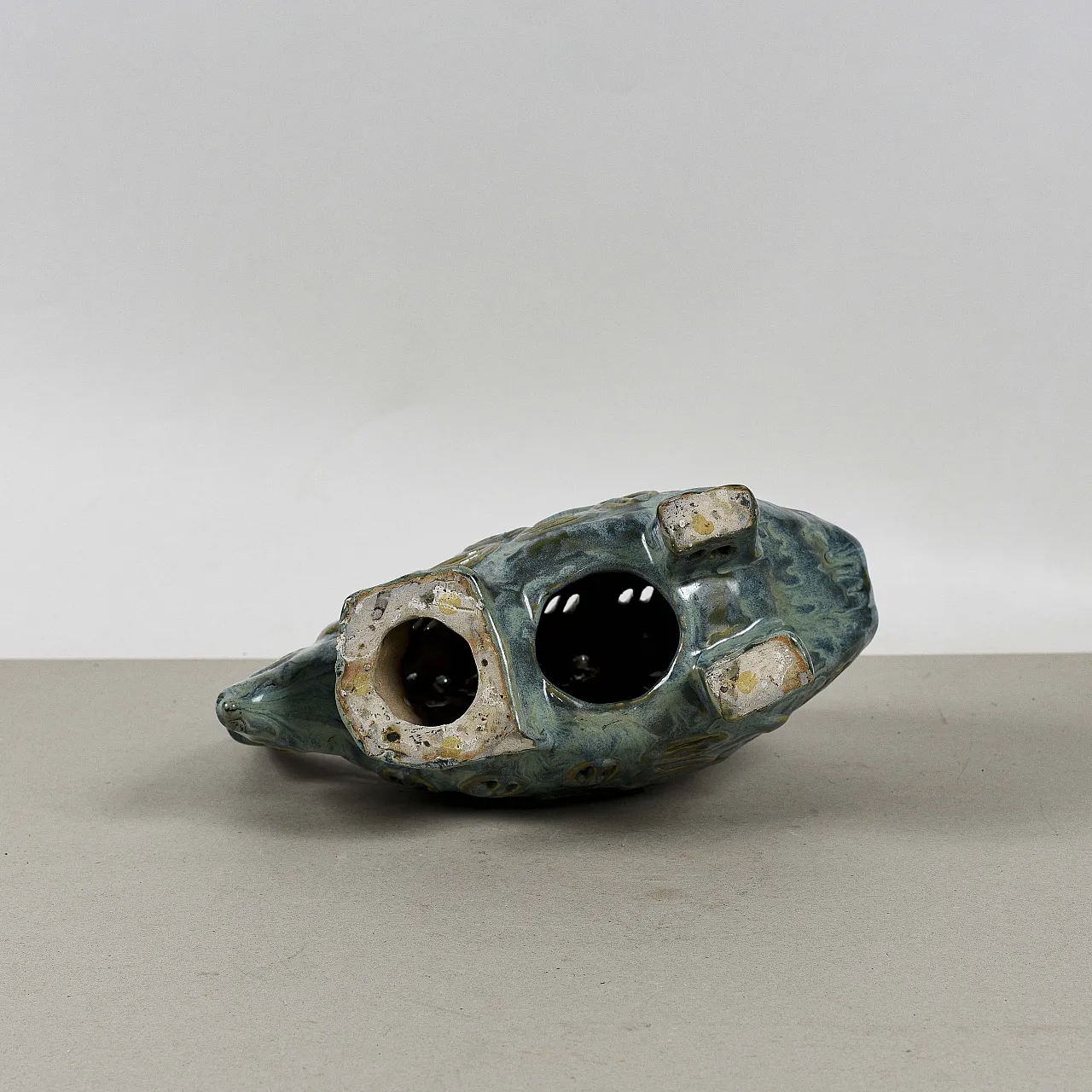 Luster glazed ceramic fish, 1970s 7