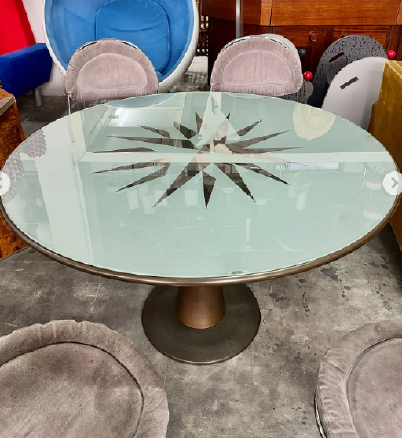 Astrolabe table by Oscar Tusquets, 1980s 4