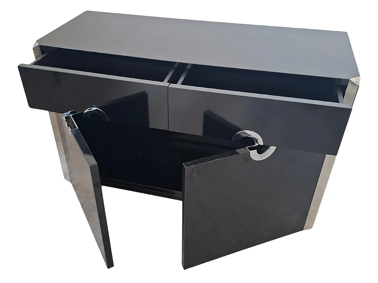 Iconic 2-door sideboard "Alveo" by Willy Rizzo for Mario Sabot – Desig 5