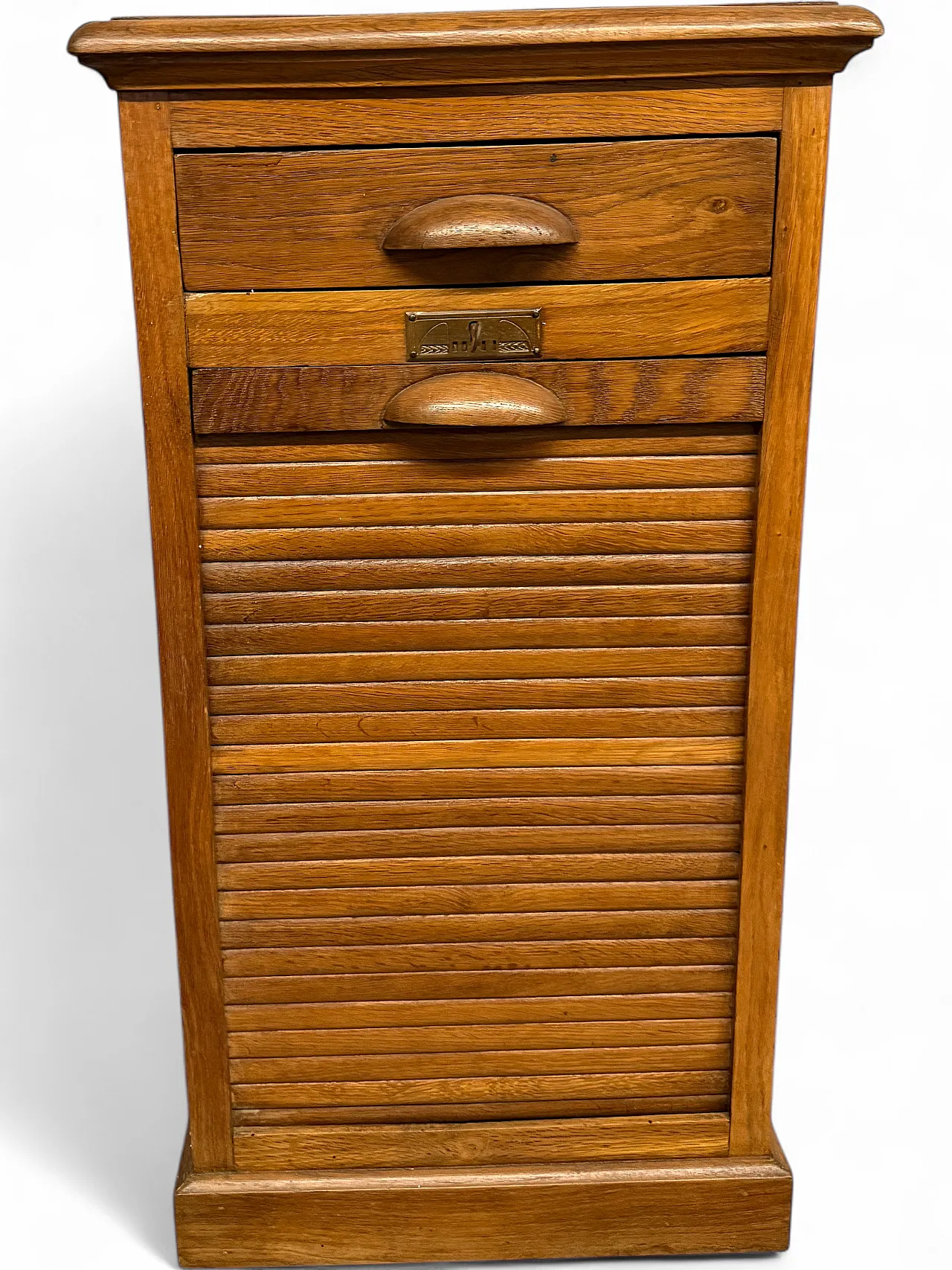 Mid-century column shutter in oak, 20th century 18