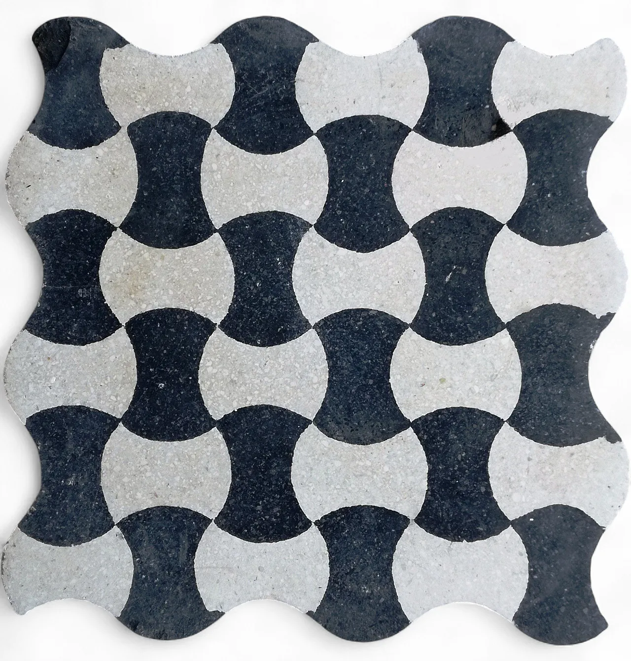 Cement tiles with bow tie pattern, 1920s 21
