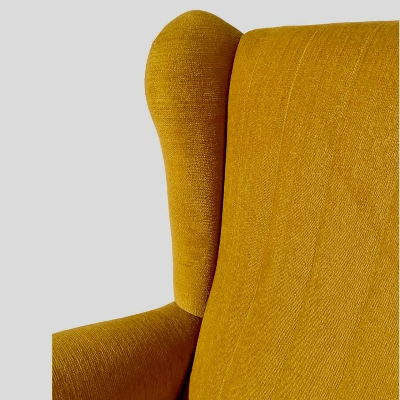 Velvet sofa Gio Ponti style, 1950s 6