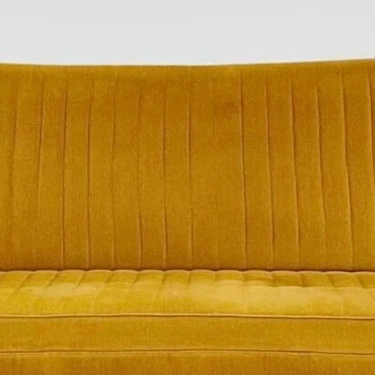 Velvet sofa Gio Ponti style, 1950s 11