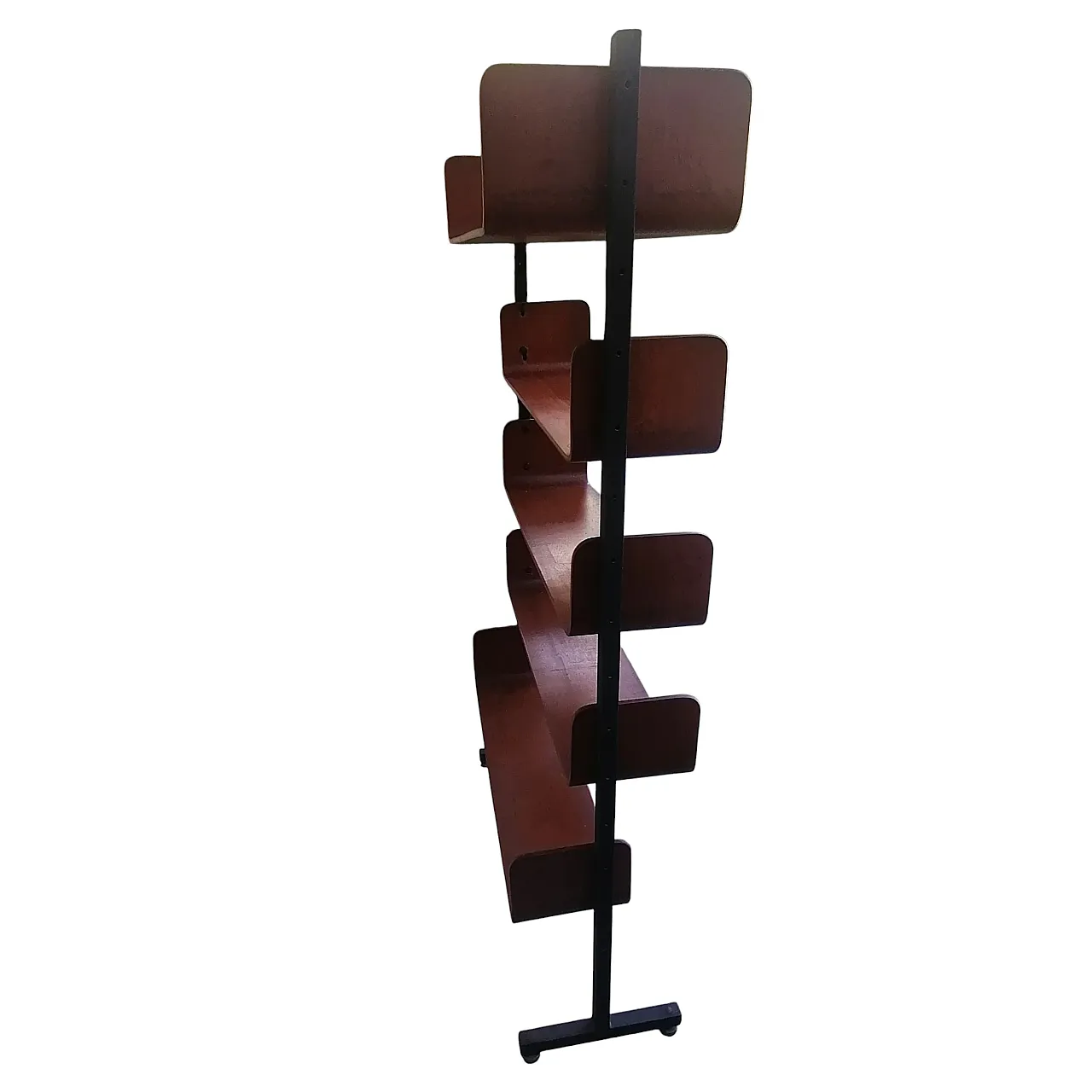 Modular selfi standing Bookshelf by Franco Campo & Carlo Graffi, 1950s 4