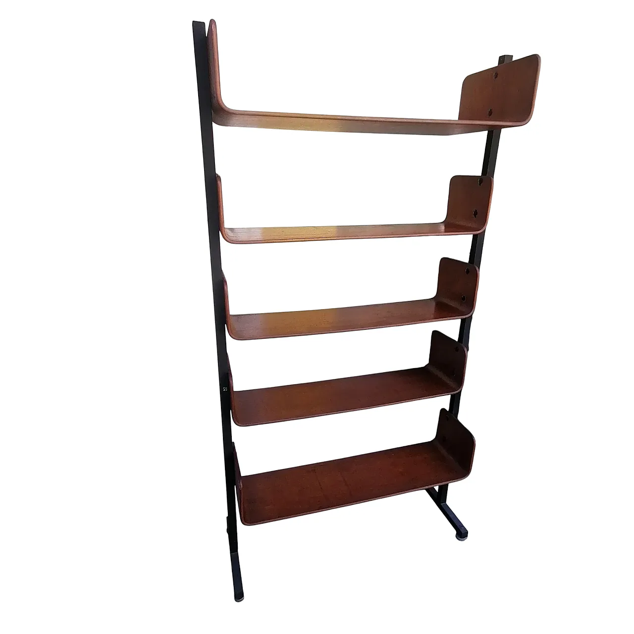 Modular selfi standing Bookshelf by Franco Campo & Carlo Graffi, 1950s 5