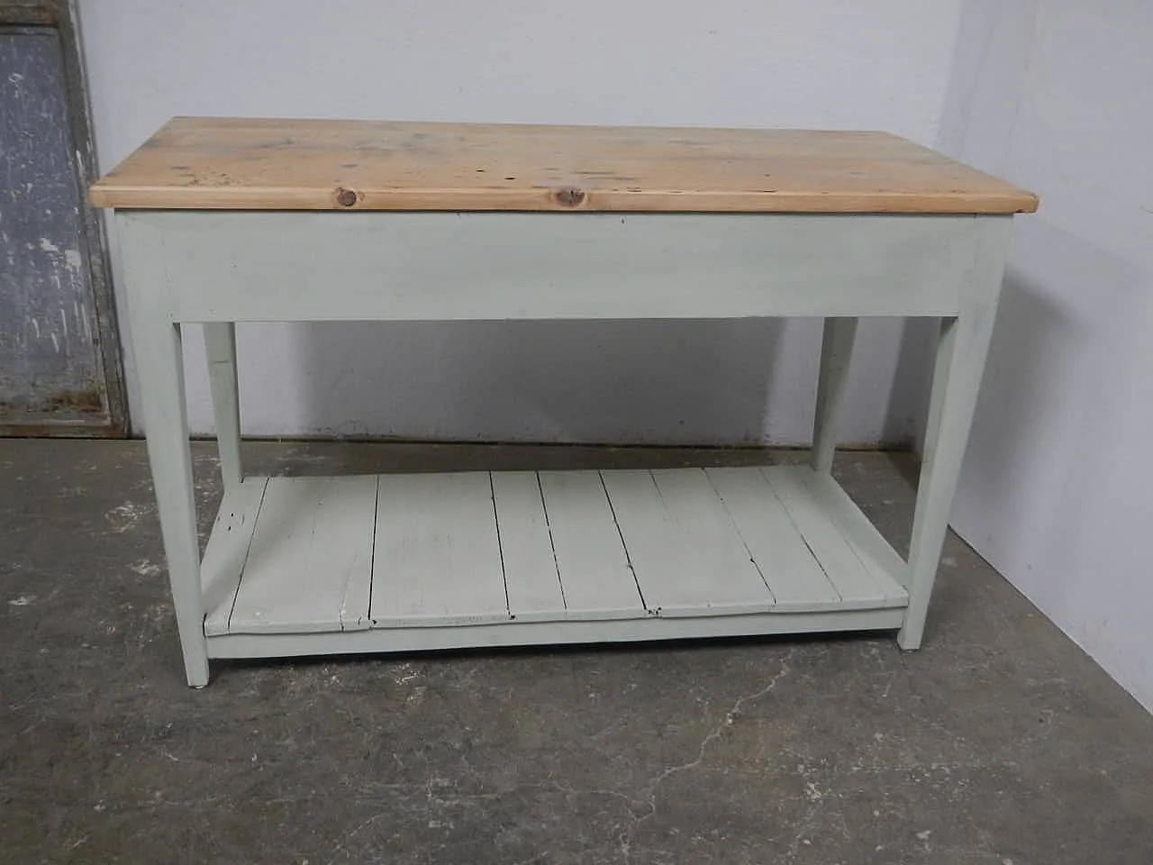 Bancone in legno di abete 1960 3