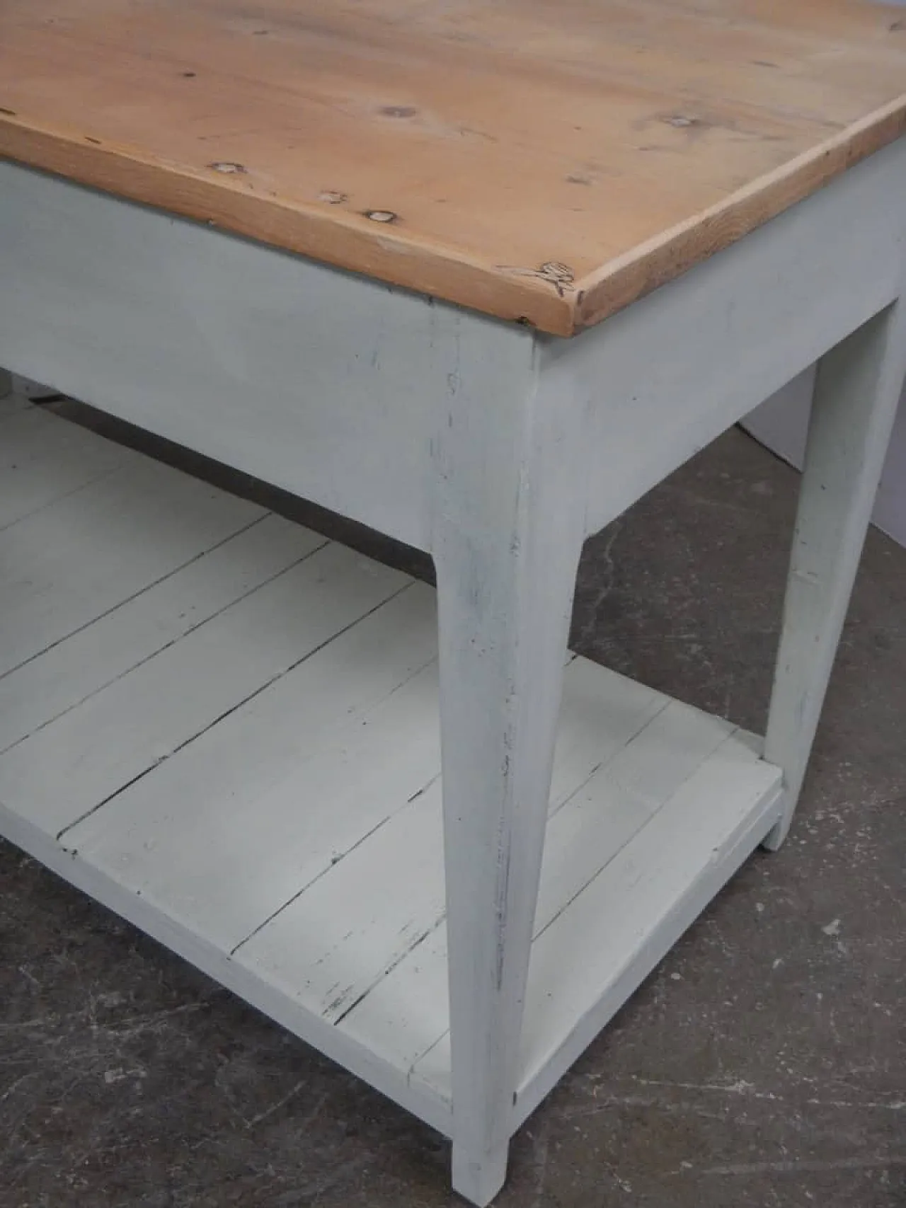 Bancone in legno di abete 1960 7