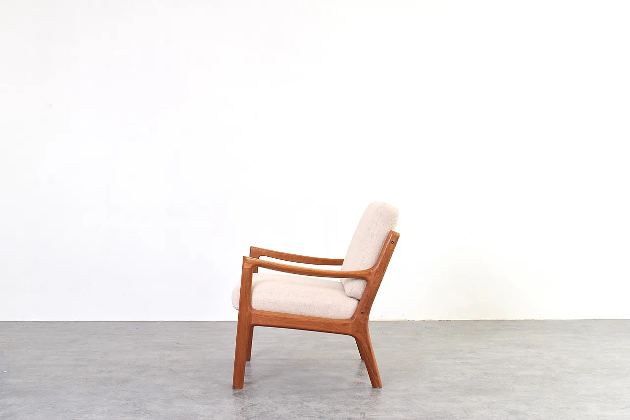 Danish Teak Senator Lounge Chair by Ole Wanscher for Cado, 60s 4