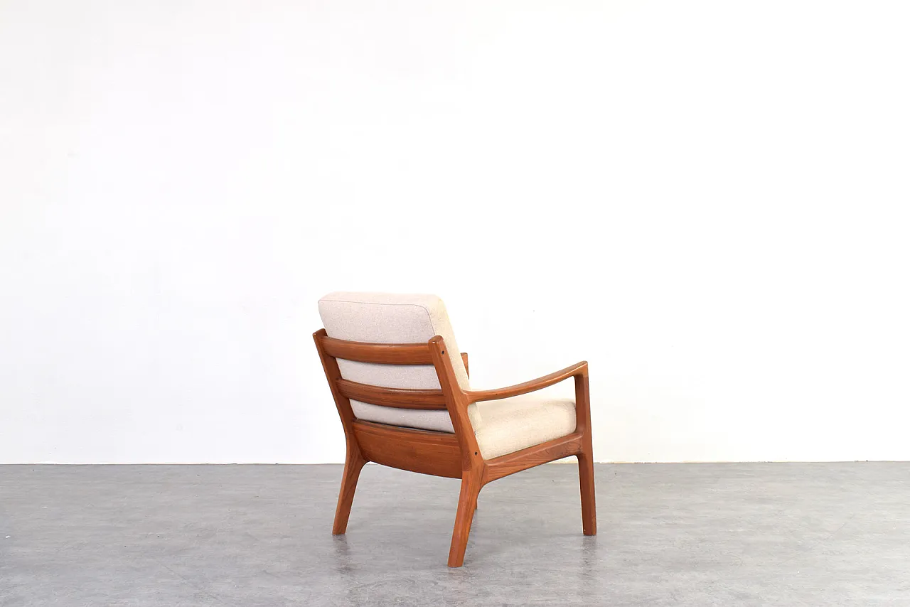 Danish Teak Senator Lounge Chair by Ole Wanscher for Cado, 60s 5
